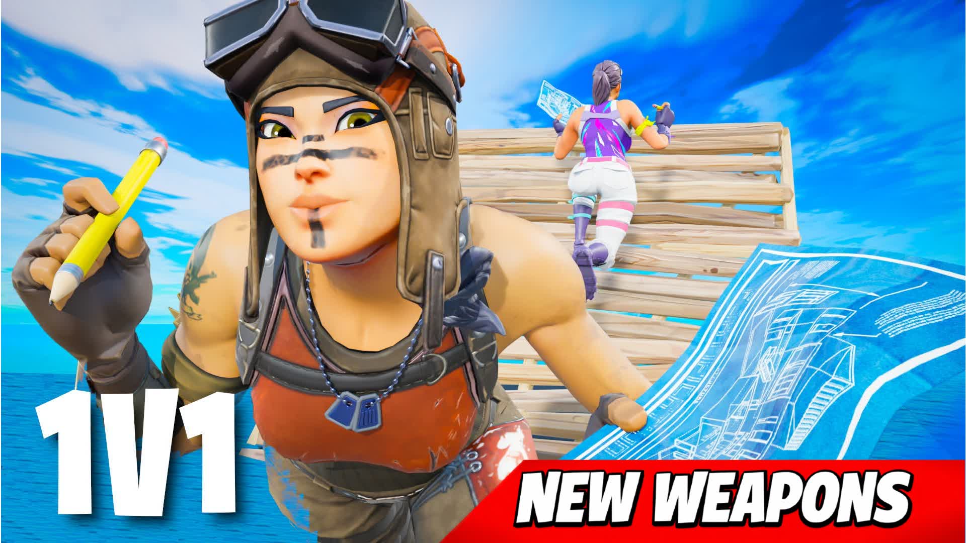 1v1 BUILD FIGHTS (NEW WEAPONS)