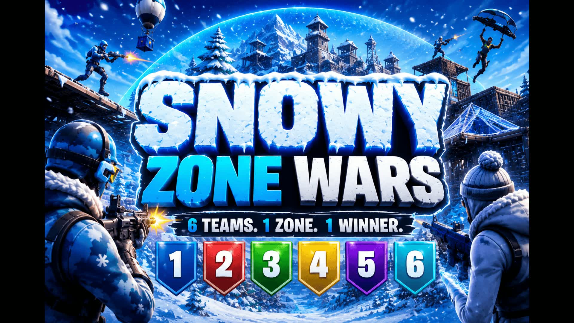 Snowy Zone Wars 🥶☃️❄️