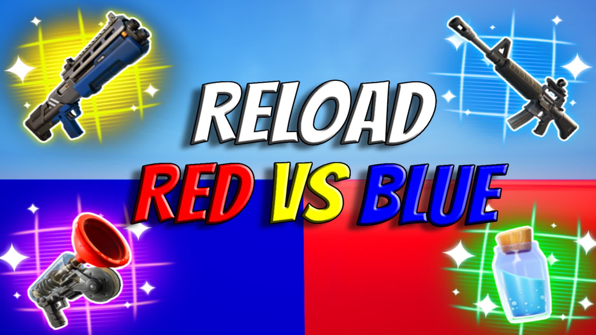 RED VS BLUE RELOAD🔴🔵