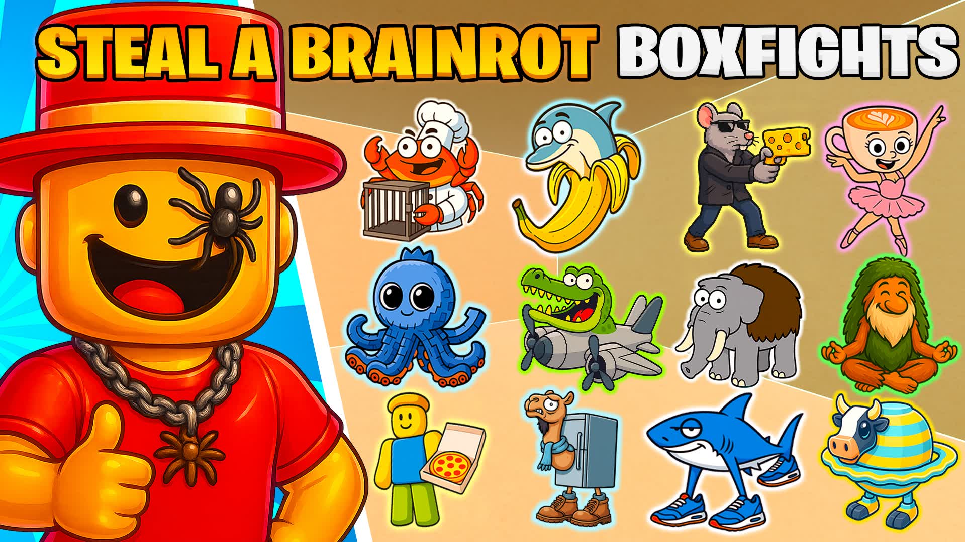 STEAL A BRAINROT BOXFIGHT📦