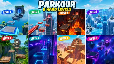 hard parkour 8 levels