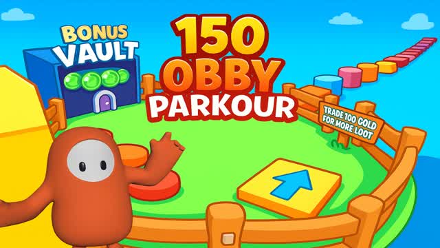 🌈 FALL GUYS 150+ OBBY PARKOUR 🌈 FREE