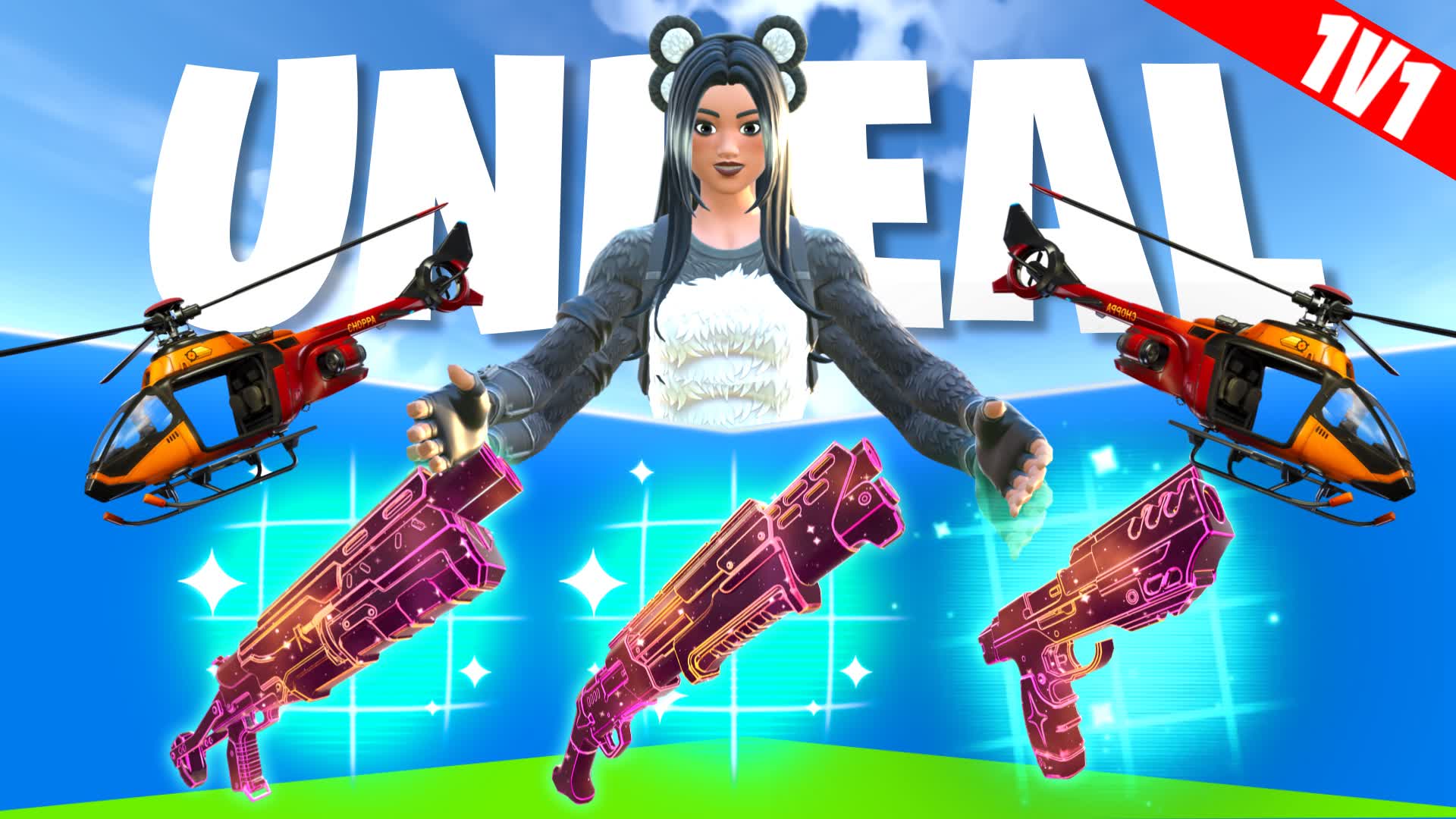 UNREAL 1V1 ALL GUNS