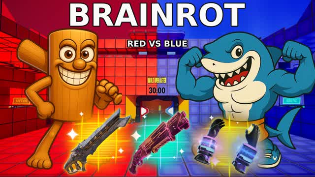 Sigma Brainrot Red vs Blue🔴🔵