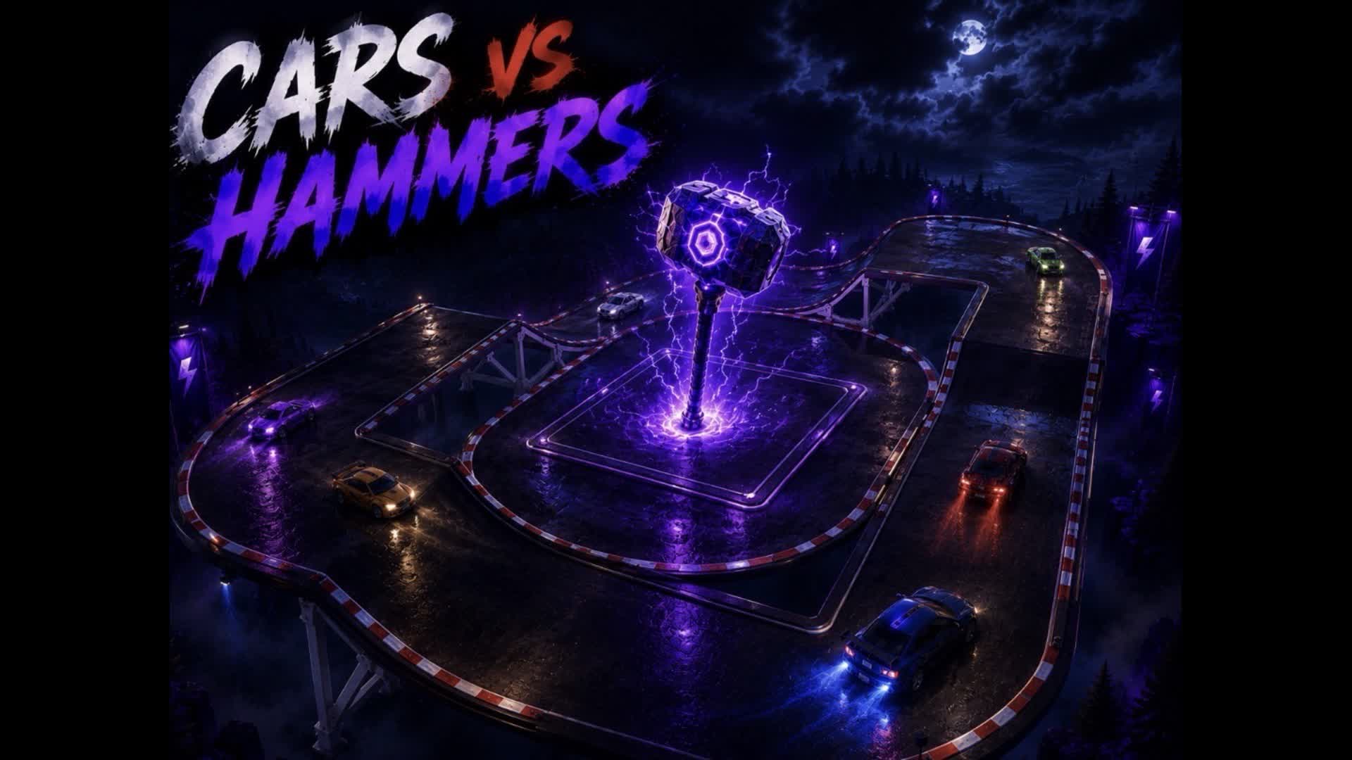 Hammers VS Cars (1V8)