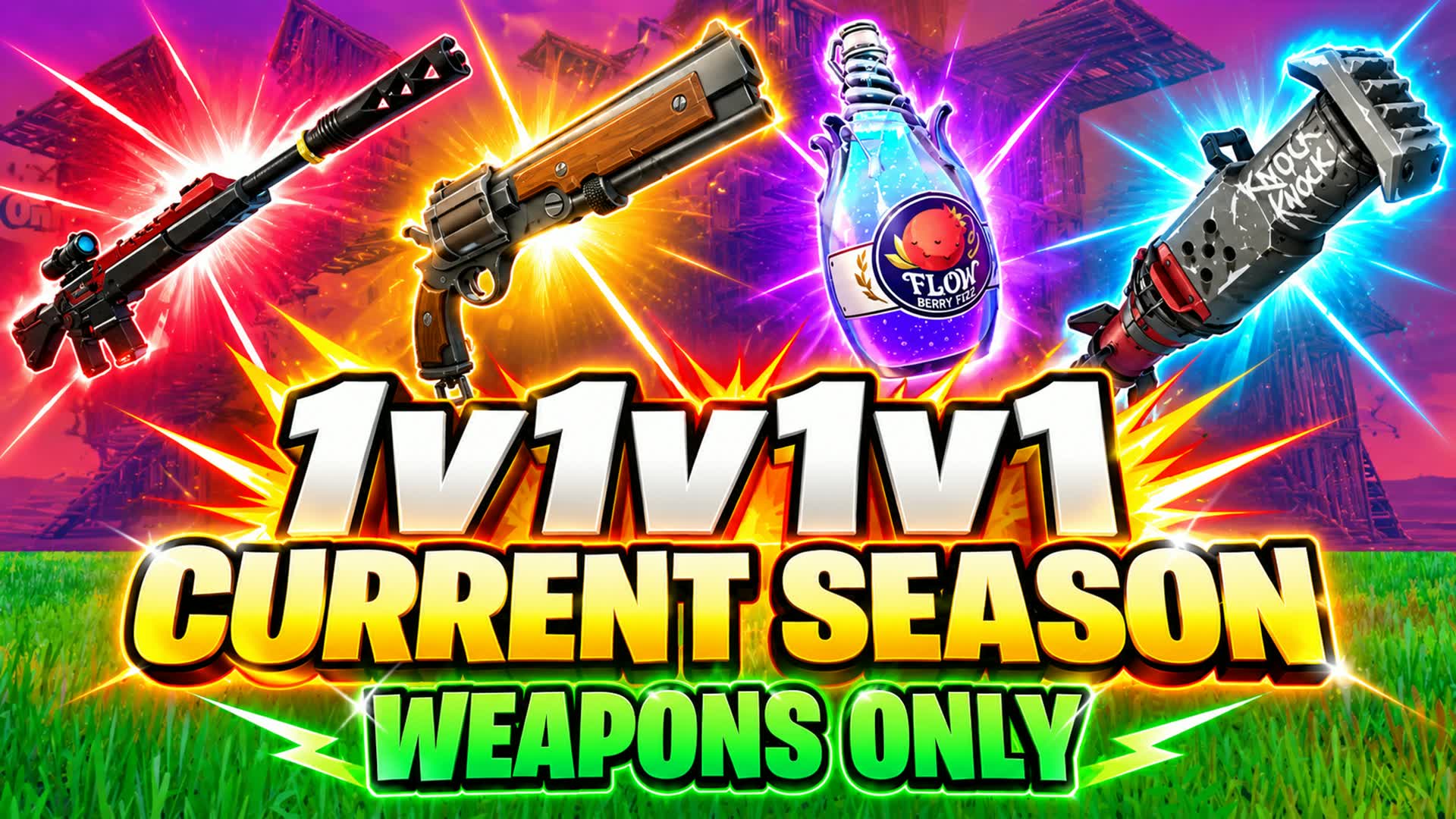 CONSTRUCCIÓN 1V1V1 🔥 NEW WEAPONS