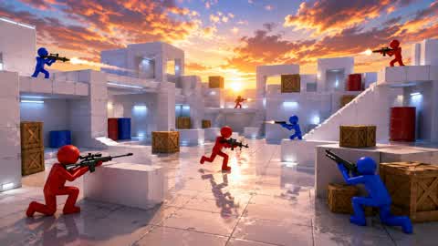 RED VS BLUE BUTTON