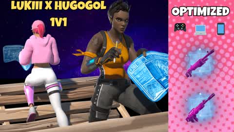 LUKIII X HUGOGOL 1V1 BUILD FIGHT