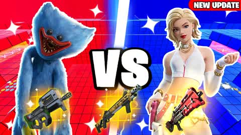 SUPER CAT VS HUGGY RED VS BLUE🔵🔴