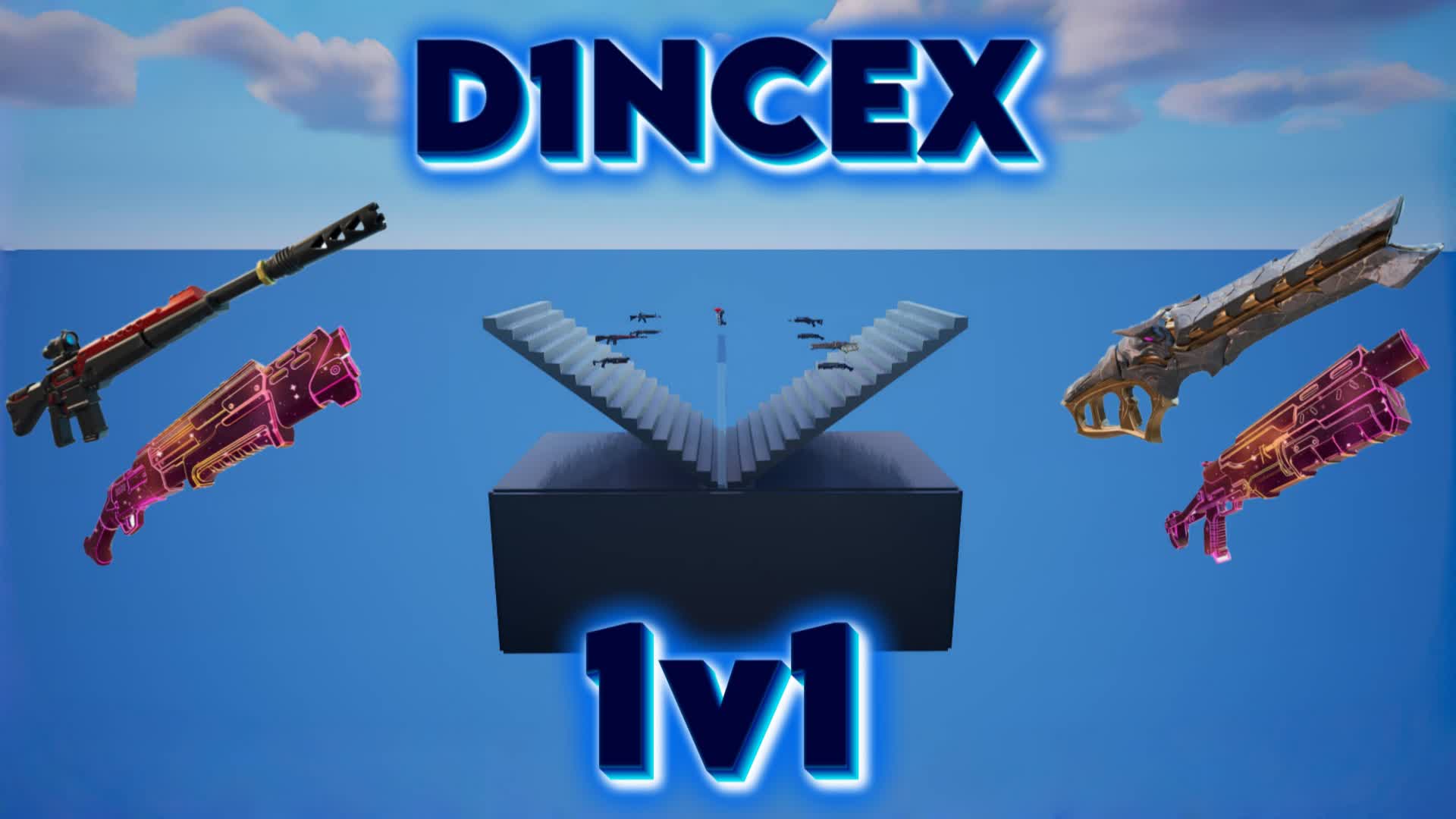 D1NCEX 1V1 (NEW GUNS)