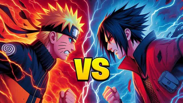 NEW! NARUTO 🔴 VS SASUKE 🔵