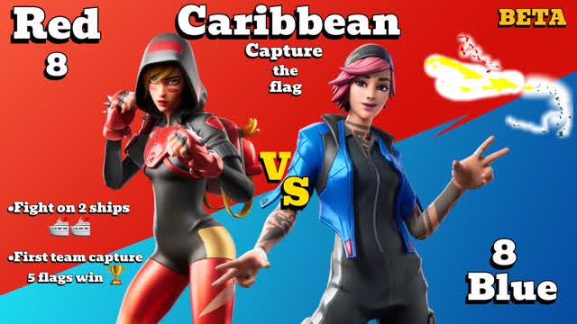 Capture 1 – Caribbean Red vs Blue Capture The Flag