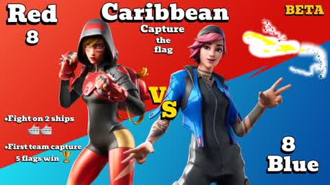 Caribbean Red vs Blue Capture The Flag