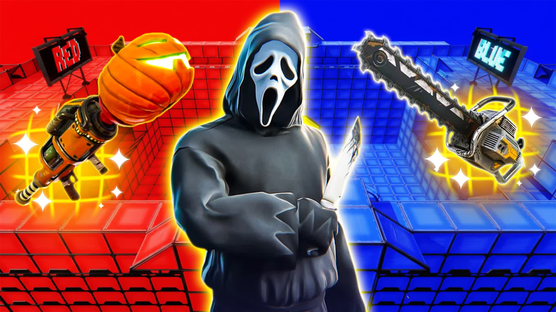 ESCAPE THE HUNT3RS M4👹RED VS BLUE🔴🔵
