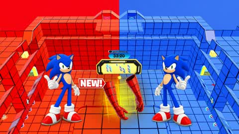 SONIC SPIDER-MAN RVB / RED VS BLUE