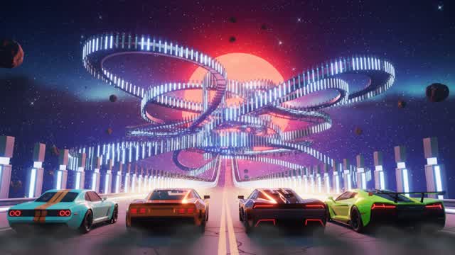 Crazy Space Racing: Speed Chaser
