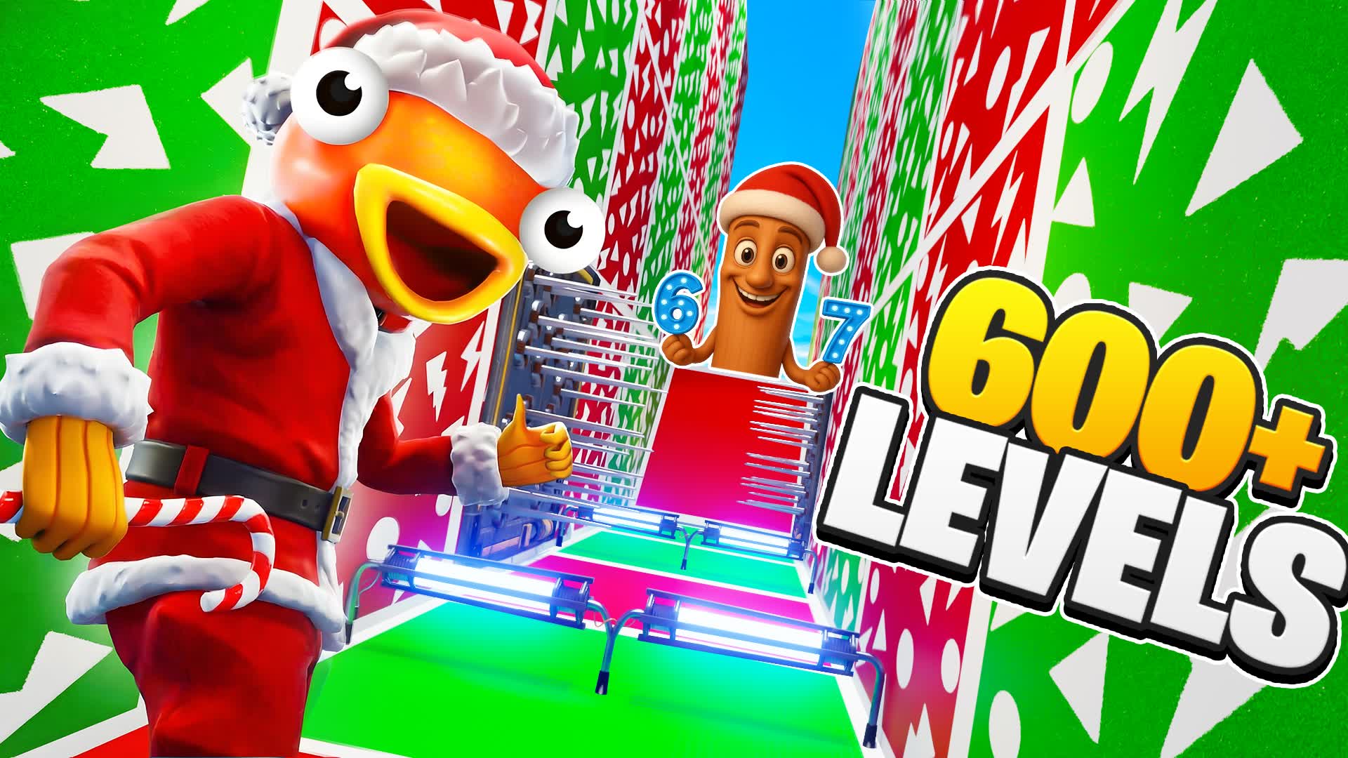 🌲BRAINROT CHRISTMAS PARKOUR 600+ EASY🌲