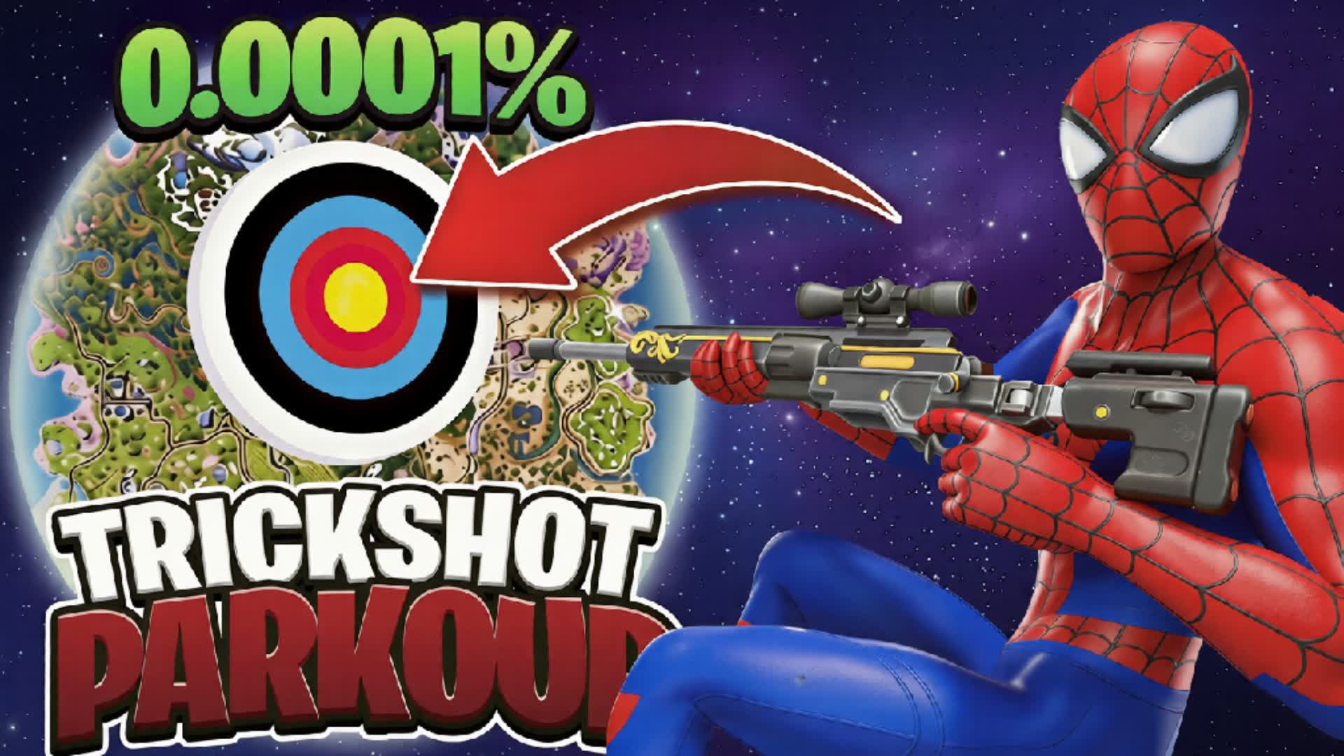 SUPER MEGA TRICKSHOT PARKOUR🎯120 LEVELS
