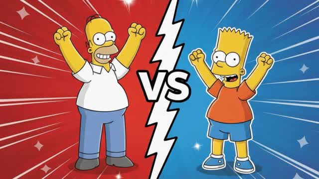 🔴🔵Red VS Blue: 🟡Simsons 🍩Club