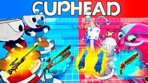 🔴RED VS BLUE🔵CUPHEAD🎲