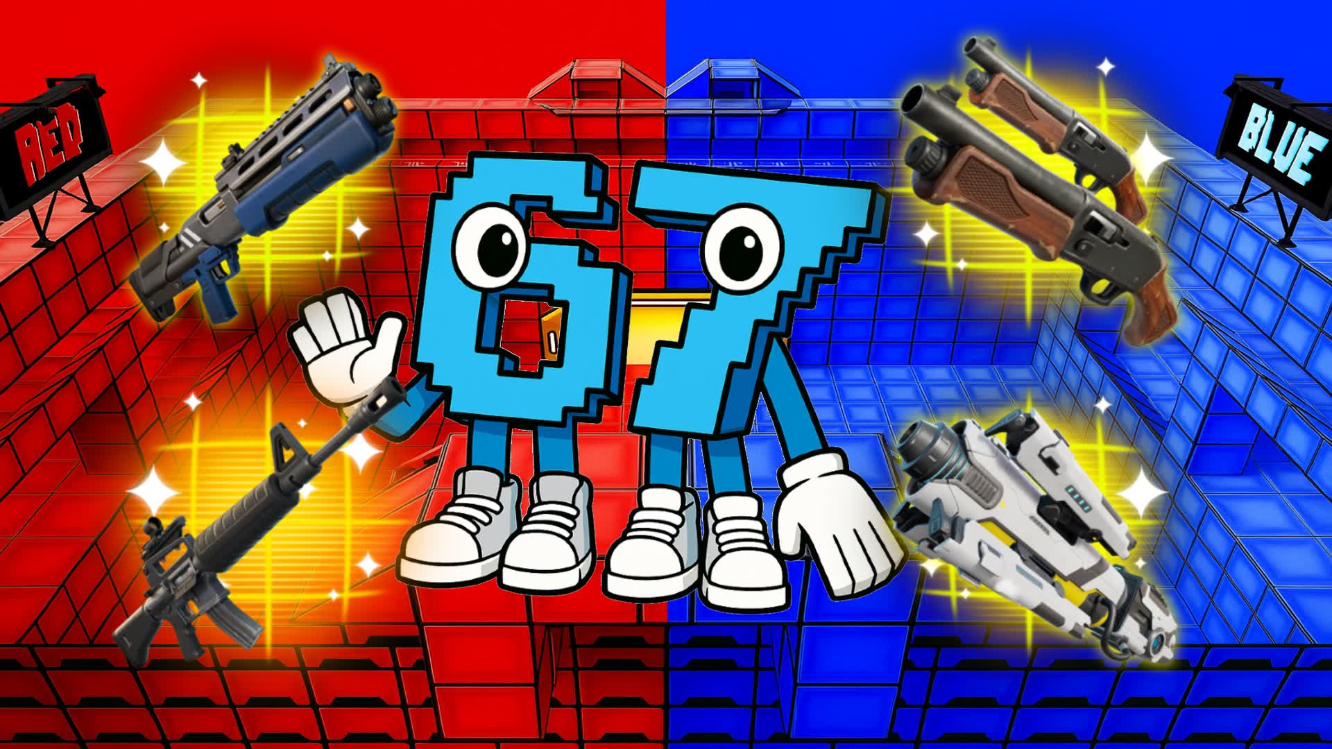 NEW RED VS BLUE - الأحمر مقابل الأزرق