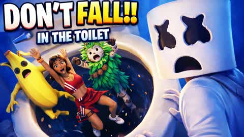 Don't fall in the toilet