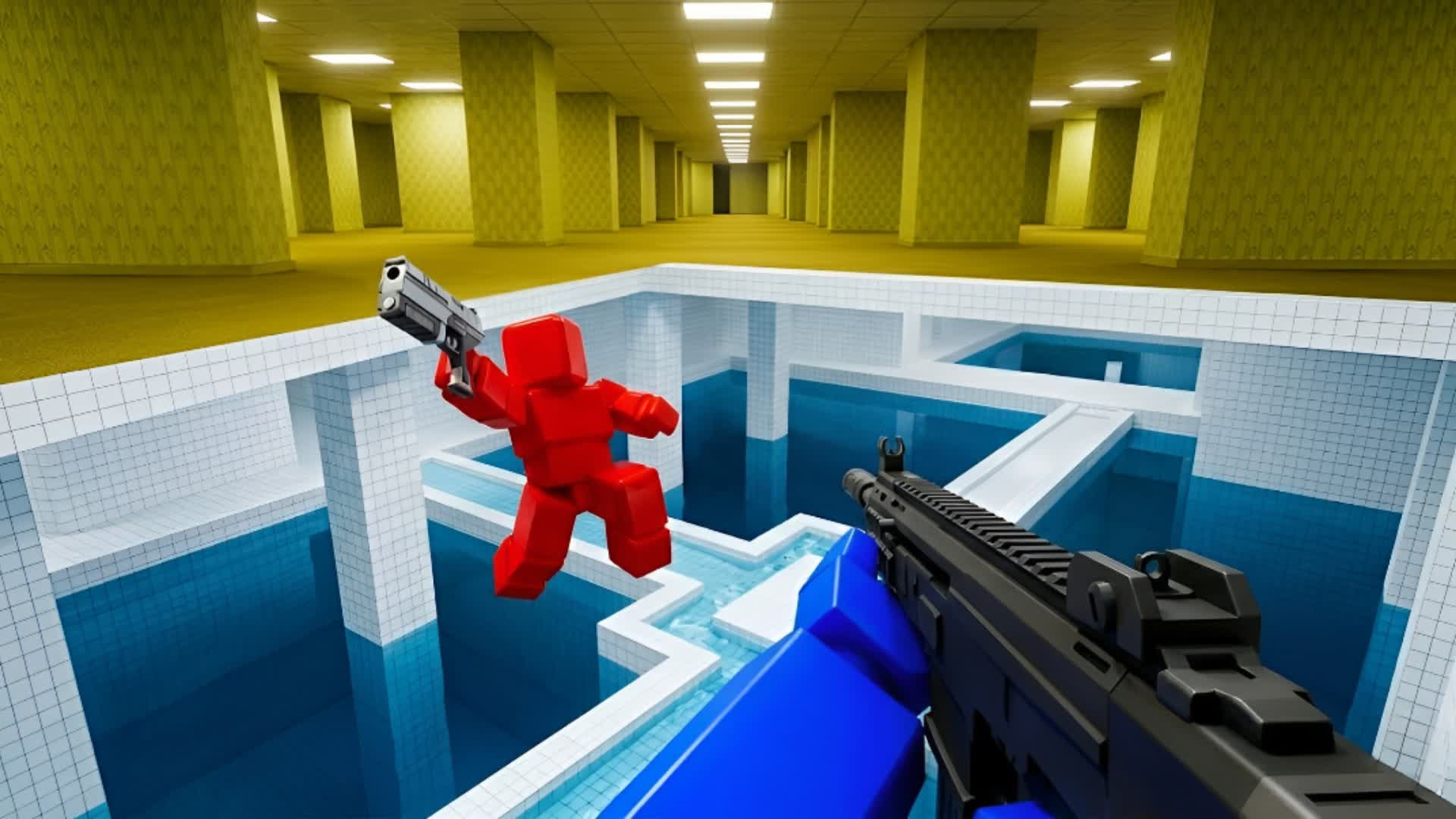 ULTRA RED VS BLUE 🔴🔵 AMAZING COMBAT 🔫