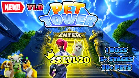 🐾PET TOWER🥚HATCH • EVOLVE • CLIMB🗼