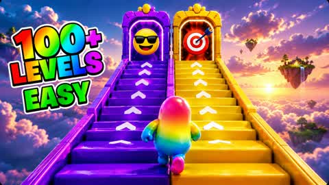 🌈EASY OBBY PARKOUR 100+