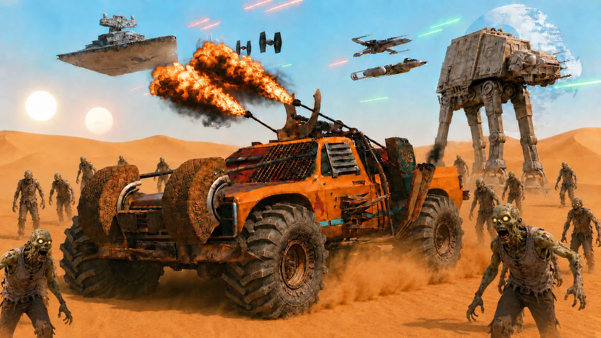 ⭐ スター・ウォーズ ドライブ 🧟 ゾンビシティ
