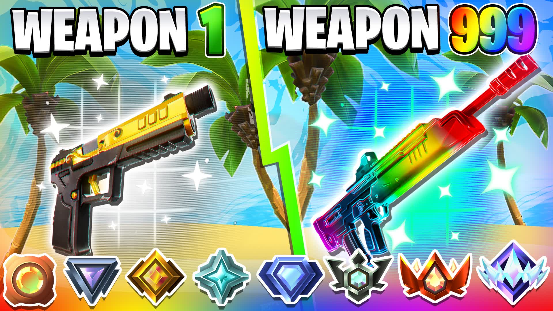 🏖️SUMMER GUN GAME 😎ONE SHOT🌴