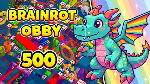 🎉BRAINROT 500 OBBY PARKOUR⭐