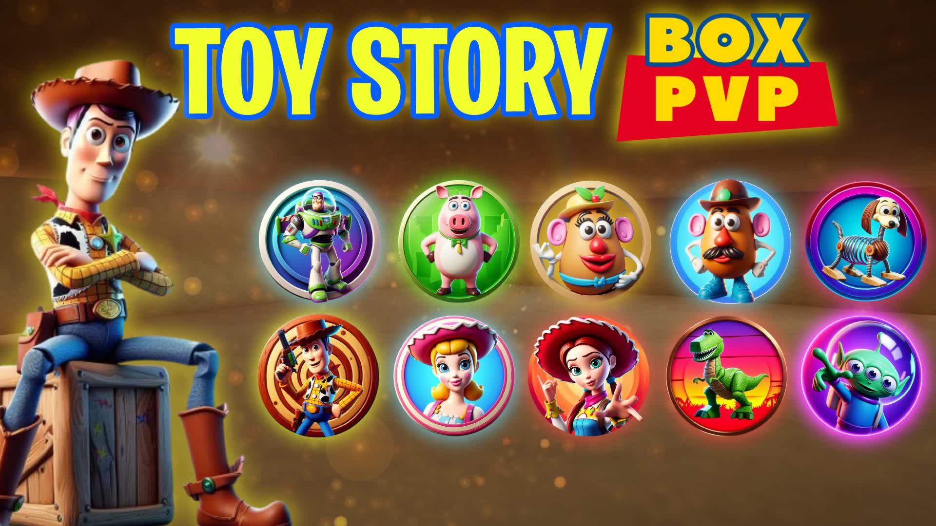 🧸TOY STORY BOX PVP🚀 285635050527 من ابتكار bassor Fortnite