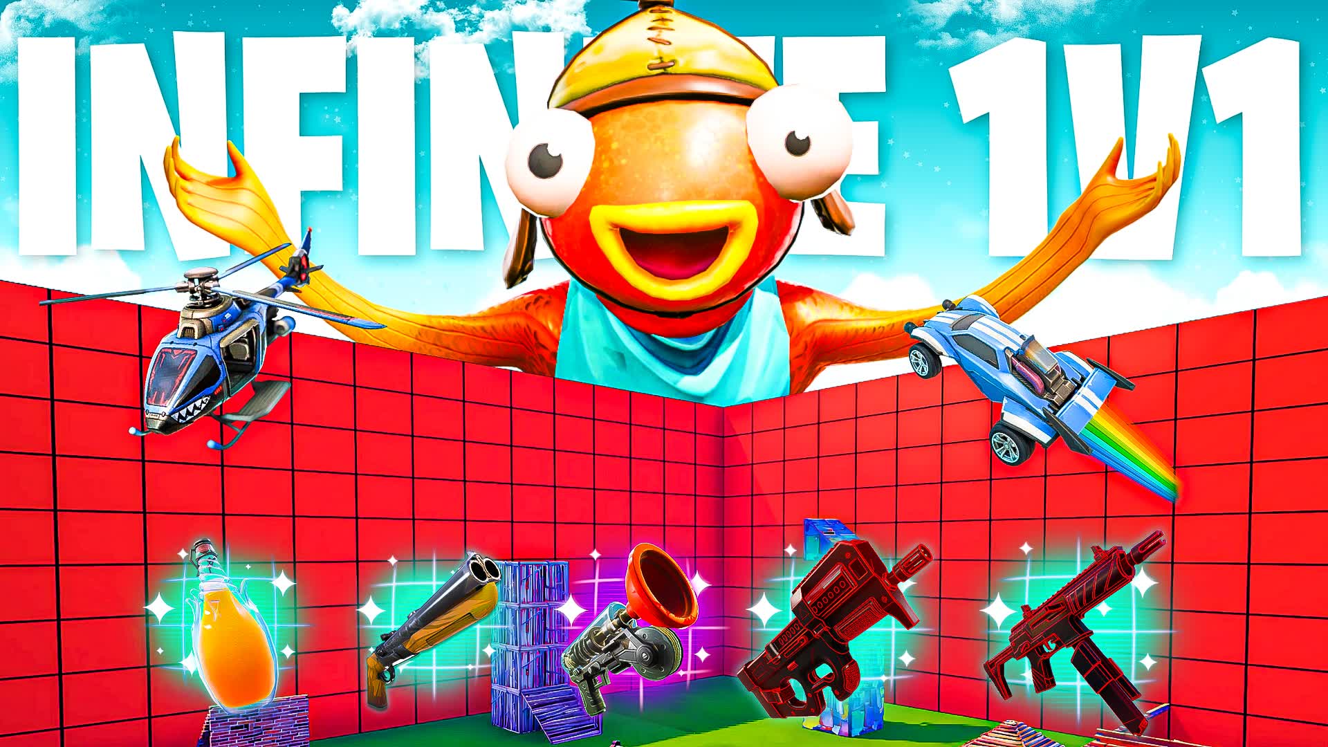 INFINITE 1V1 FFA - GUNS & VEHICLES🔫