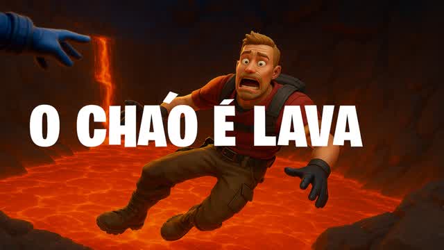 🔥🔥 O CHÃO É LAVA 🔥🔥