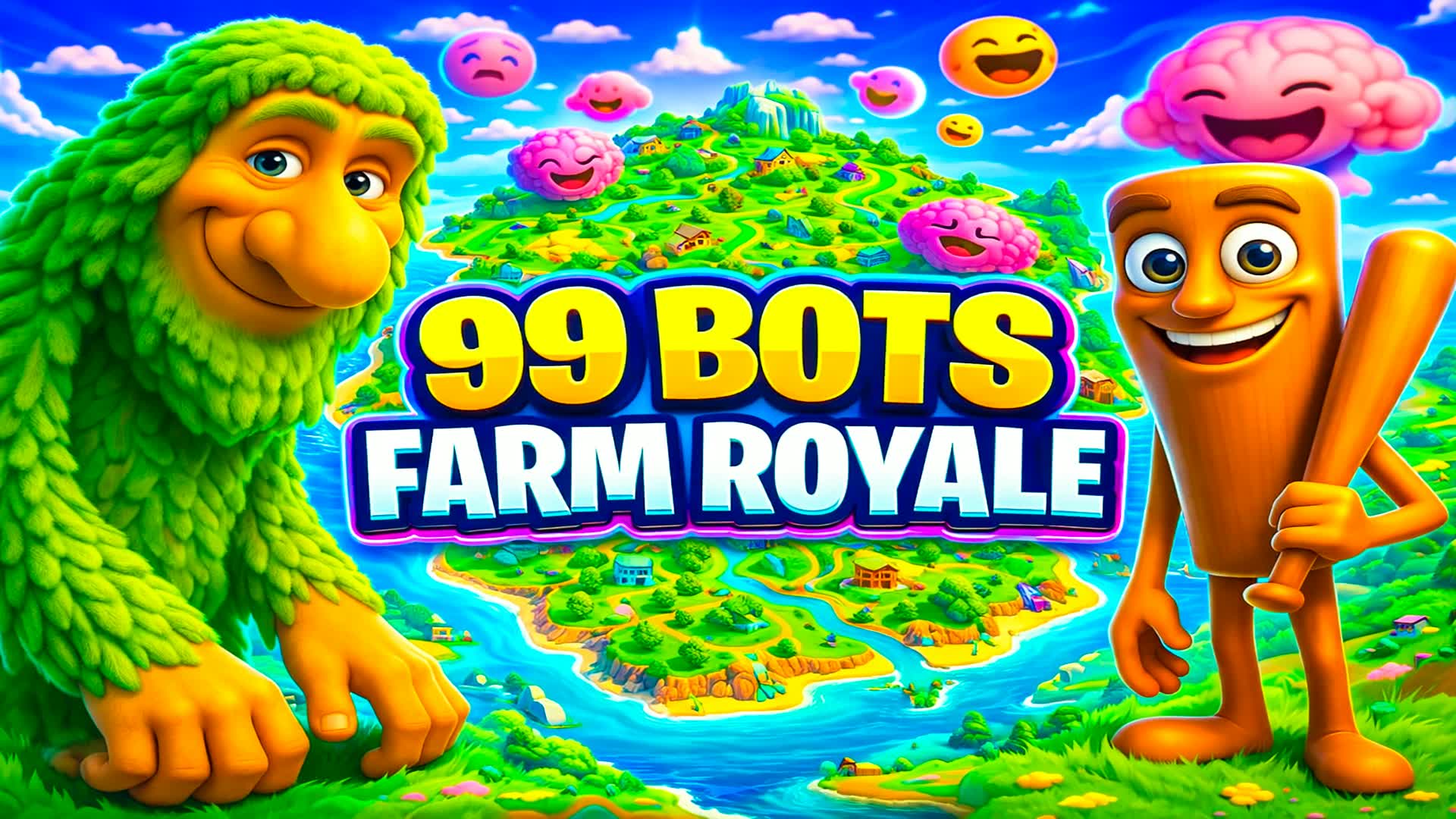 BRAINROTS 99 BOTS ⭐ すべての車 1V1 FFA ⭐