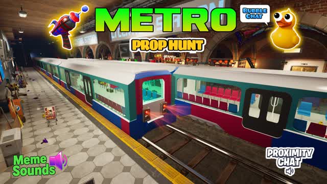 ESCONDITE METRO PROP HUNT 🚆 CACHE CACHE