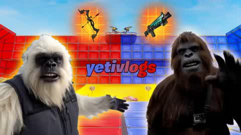 YETI VS GORILLA 🔴🔵