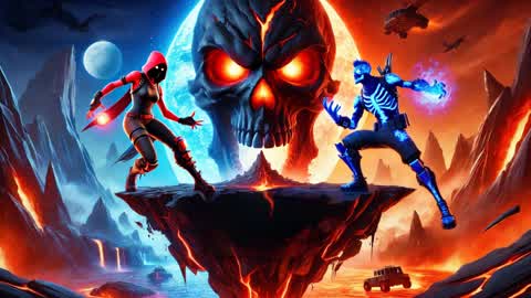 RED VS BLUE SKULL ISLAND