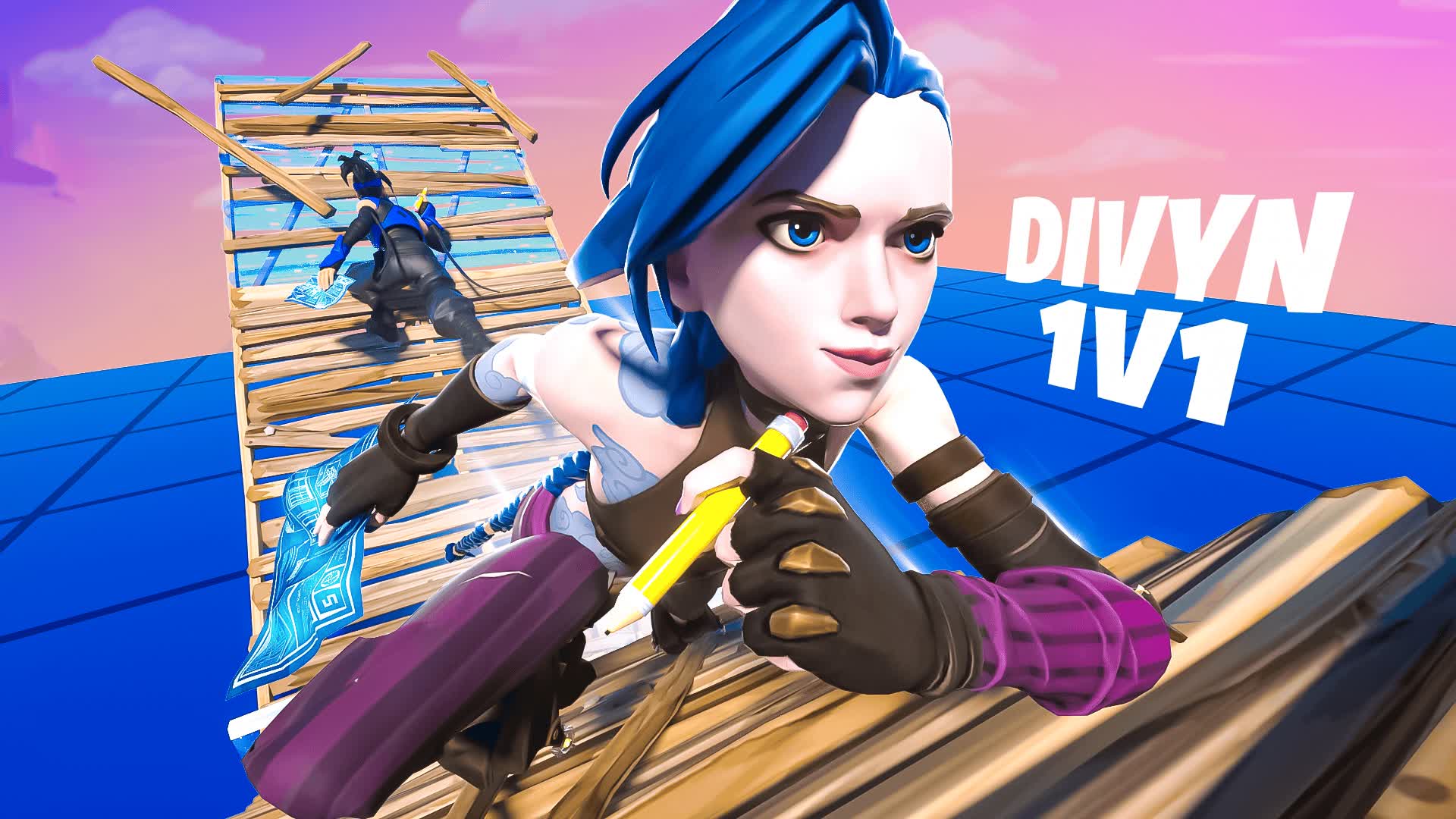 DIVYN 1V1 BUILD FIGHT (200 PUMP)