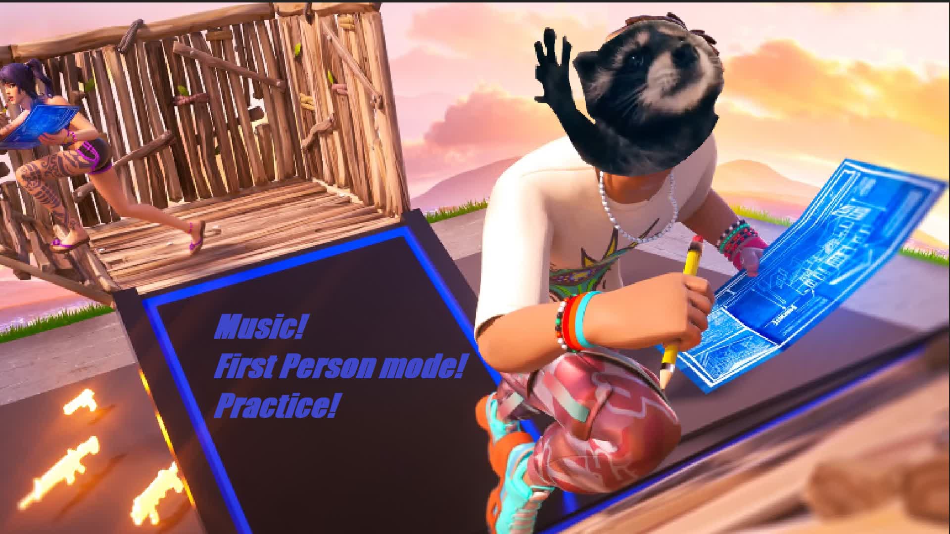 1v1 Build Fights pedro! [Music!]
