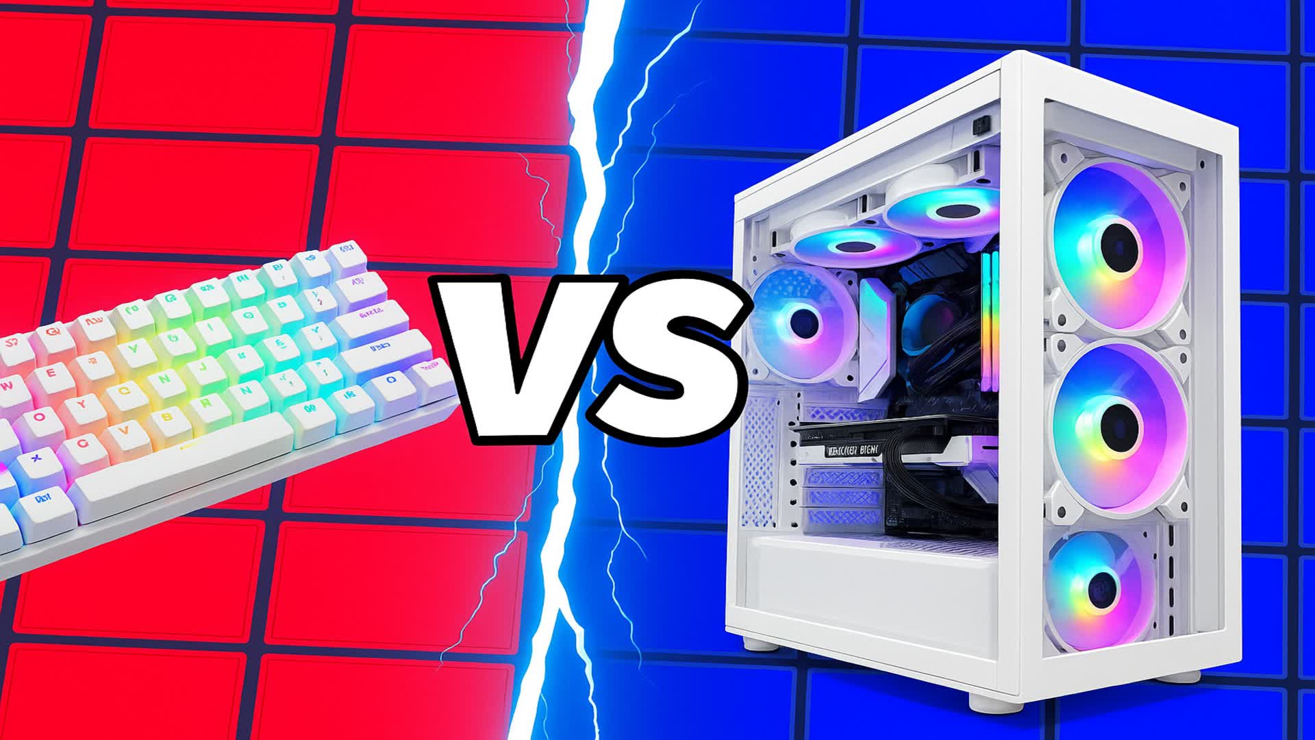 🔴PC VS MANETTE RED VS BLUE 🔵