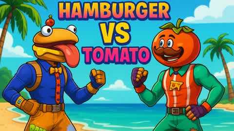 🍔 HAMBURGER VS TOMATO 🍅