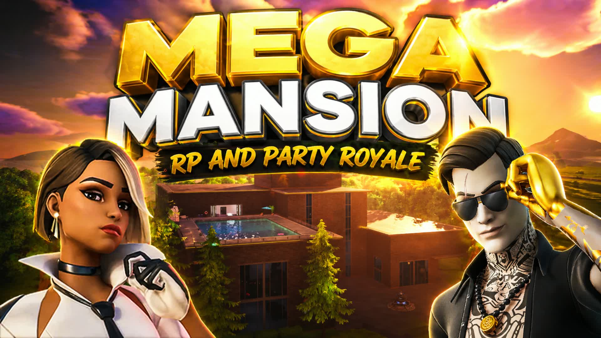 Mega Mansion Party Royale