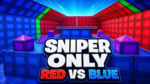🔴SNIPER ONLY🔵 RED VS BLUE FIRST PERSON