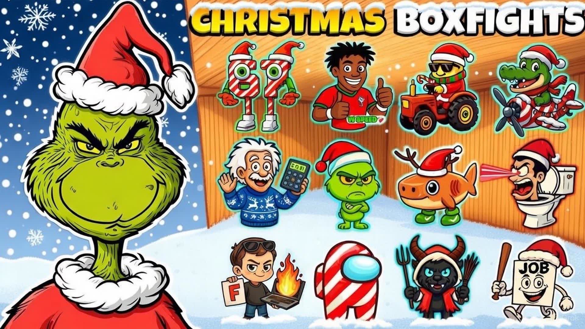 Christmas Box Fight | Snow & Gifts