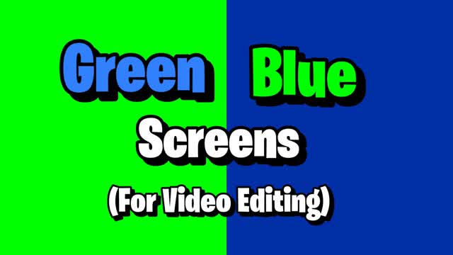 Green/Blue Screen Island