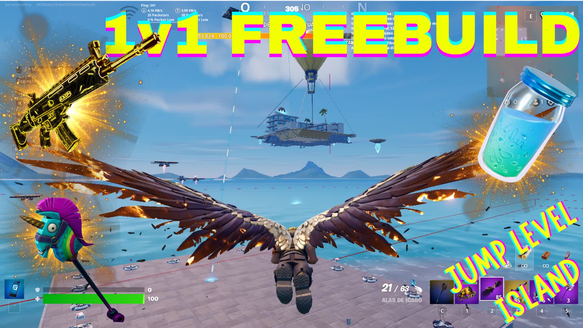 1v1 ジャンプアイランド