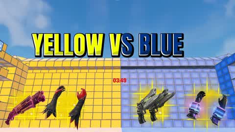 CRAZY YELLOW VS BLUE