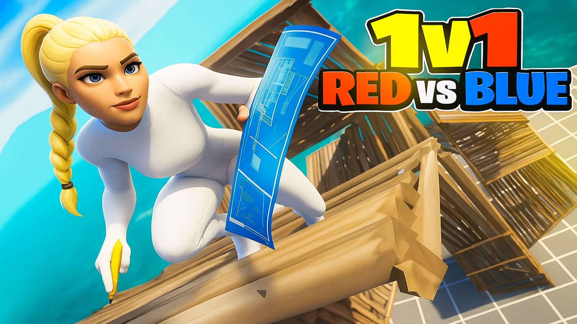 RED VS BLUE 1V1!